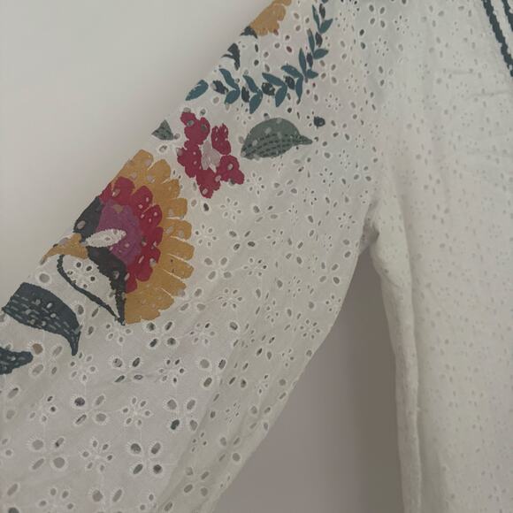 Farm Rio Eyelet Floral Coverup - Picture 4 of 8
